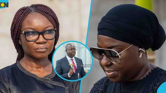 Joyce Bawa Mogtari, Obuobia, Stan Dogbey, others visit late Omane Boamah's tomb on his 50th birthday