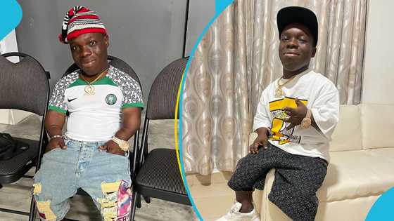 Shatta Bandle records a new song in his home-built studio, funny video trends