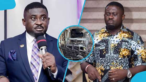 Reverend D.Y. Donkoh loses church in a fire incident months after arrest over Shatta Wale doom prophecy