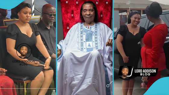 Apostle Kwadwo Safo’s granddaughter causes stir with her beautiful looks as she mourns him, video