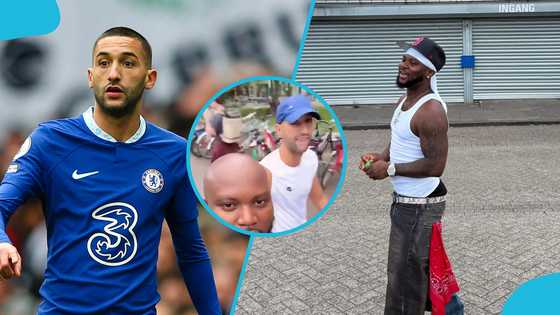 Ex-Chelsea star leaves King Promise struggling in workout session; video emerges