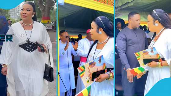 Agradaa and husband attend National Day of Prayer, sit among Cardinal Turkson, others