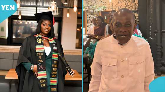 Beautiful university graduate shows off rich family in fascinating trend