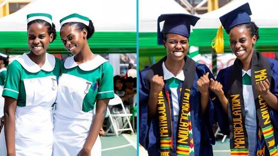 Ghanaian twin sisters express delight after gaining admission to nursing school