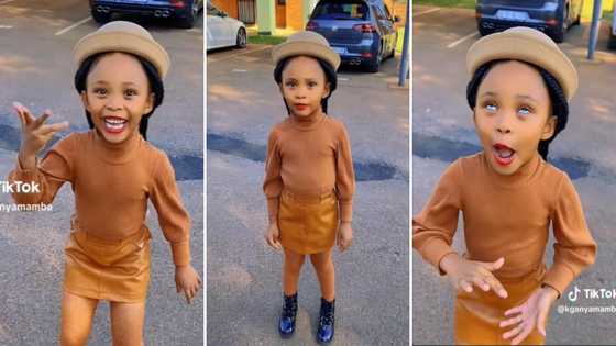 Adorable little girl wows netizens in dance challenge on TikTok: Peeps gush over her outfit