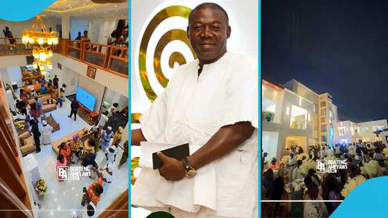 SG Mall owner Nana Semanhyia unveils multi-million dollar gigantic mansion in Kumasi