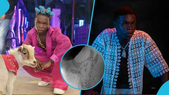 AY Poyoo gets his first tattoo, inks a goat's face on his chest, drops video: "I'm the GOAT"
