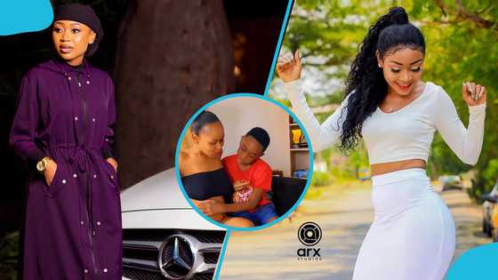 Akuapem Poloo faces backlash from Muslim community after sharing video of son rubbing her belly