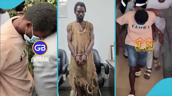 Ebo Noah covers his face during second court appearance after his arrest, video stirs reactions