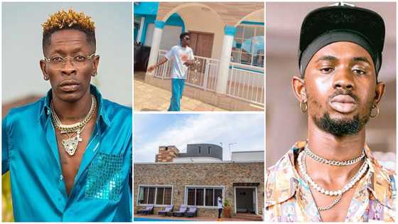 Ghanaian bachelor celebrities like Shatta Wale and others who have huge mansions in Ghana
