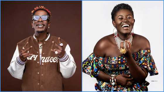 Shatta Wale supports Afua Aduonum ahead of singing marathon: "You are winning hands down"