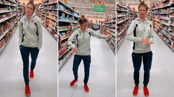 "Energy is unmatched": Woman slays with smooth moves in aisle at supermarket, peeps love her vibe