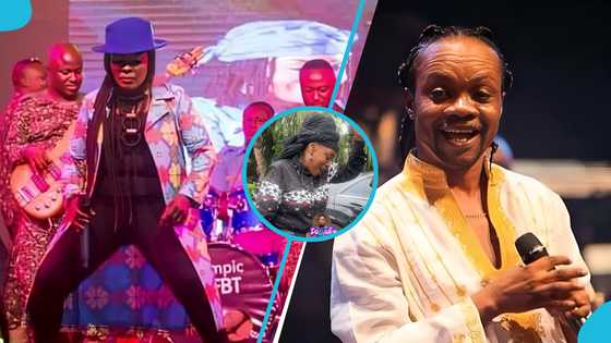 Akosua Agyapong causes stir with dance moves at Daddy Lumba’s home, video