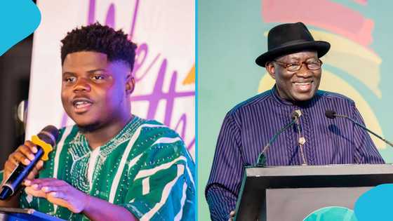 Wode Maya meets ex-Nigerian president Goodluck Jonathan, shares flight seat with him