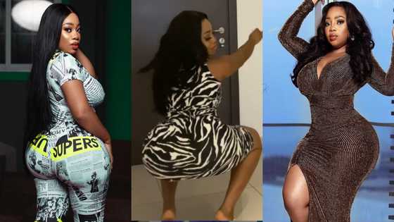 Moesha Boduong joins #bussitchallenge with her heavy backside; Sandra Ankobiah, other celebs praise her (video)