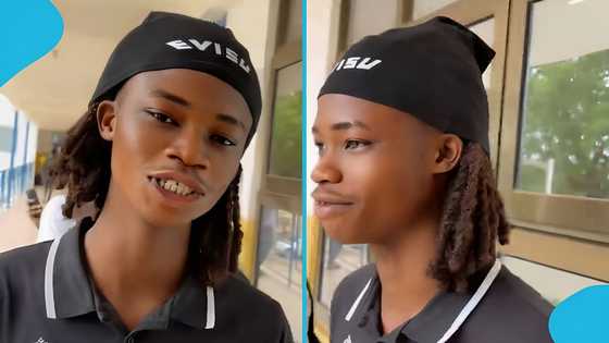 Ghanaian University student forced to read french in class, viral video excites many