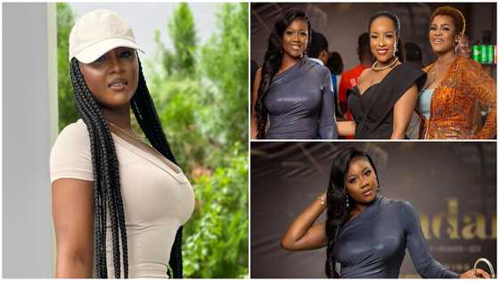 Salma Mumin rocks a skintight dress as she poses with Joselyn Dumas and Lucky Lawson: "Your backside wasn't done well at all"