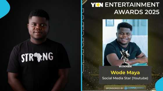 Wode Maya crowned social media star (YouTube) at the YEN 2025 Awards