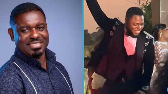 Groom requests Nacee's Kwen Kwen song at a wedding reception: "Mahama must see this"