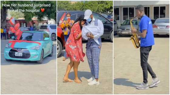 Ghanaian man shows up at hospital with new car for wife who just gave birth