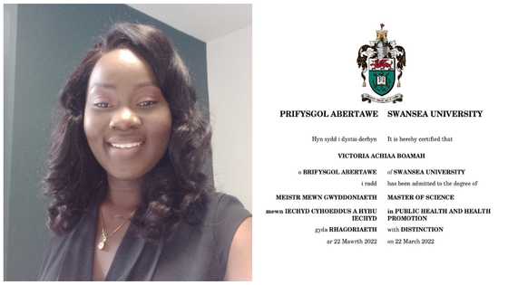 The struggles of attaining master's degree abroad: Ghanaian lady tells her tales