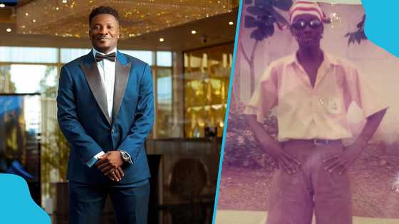 "Swag from day one": Asamoah Gyan shares epic schoolboy throwback pic