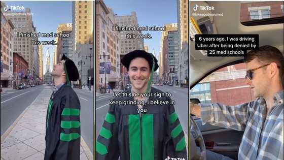 Former Uber driver rejected by 25 medical schools celebrates as he finally becomes a doctor