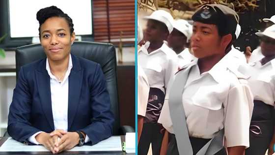 Old photo of Zanetor Agyeman-Rawlings serving as a cadet officer drops on social media