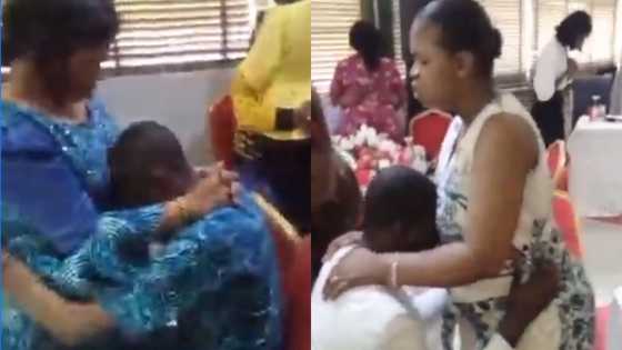 Video of wives pouring serious prayers on their husbands against side chicks drops