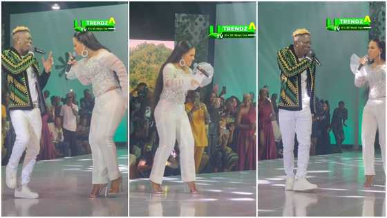 Shatta Wale Performs With Duncan Williams 1st Daugthter Elsie Duncan Williams; Folks Awed