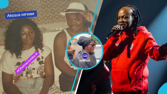 Daddy Lumba’s first wife breaks down in tears as she finally arrives at his East Legon house, video