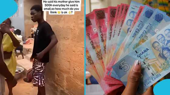 Young Ghanaian boy whose mum gives him GH₵50 daily says it's not enough