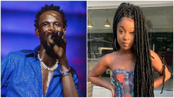 Efia Odo allegedly offers Black Sherif sex, Ghanaian fans agitated online