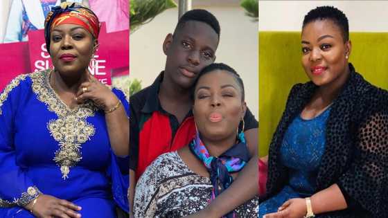 Adom TV's Maame Yeboaa Asiedu flaunts her handsome 14-year-old son in new photo and video