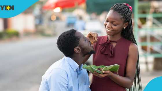 Ghanaian woman reunites with long-distance boyfriend after 4 years, sparks reactions online