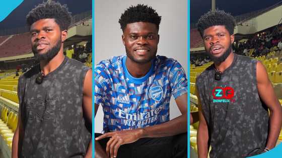 Junior Partey steals the show at Black Stars training, video trends online