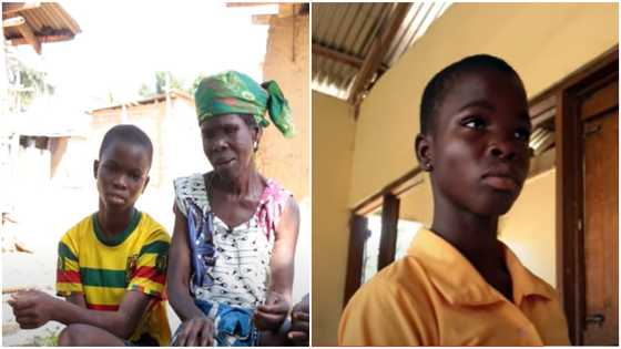 Sad story of a 13-year-old orphan who takes care of her older family because they're all blind