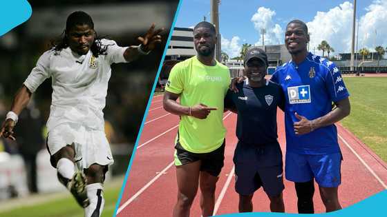 Laryea Kingston, Paul Pogba, and Kevin Danso share training session in the US (Photo)
