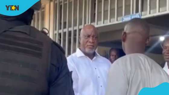 “What foolishness”: Hopeson Adorye blasts police officer as he is escorted to court