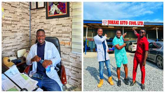 Ghanaian man who dropped out of school now CEO of AC repairing company in Accra
