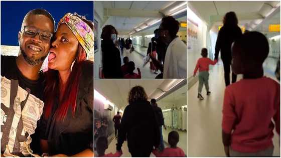 Nigerian actress Funke Akindele's twin sons all grown; latest video in UK warms hearts