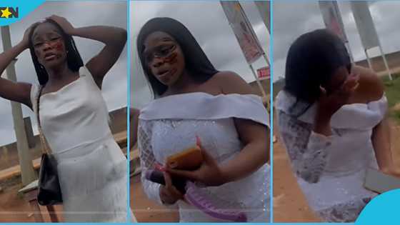 Ghanaian ladies fume as SHS mate pranks them with fake wedding ceremony, video