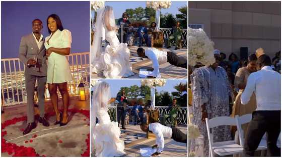 Happy groom does press-ups, storms crowd to shake hands before unveiling bride in viral video
