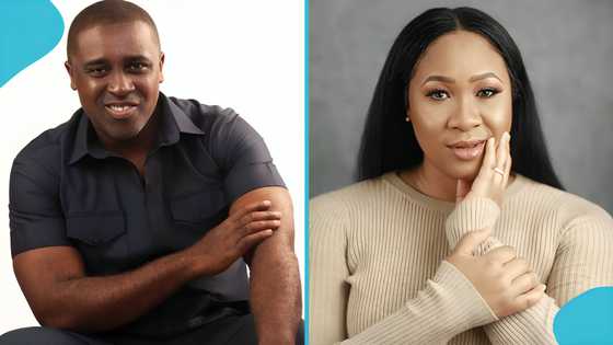 Frank Edoho’s ex wife Sandra Onyenucheya posts romantic photo with unidentified man