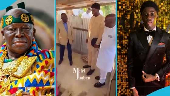 Education: Asantehene teaches son about "11:11" local toilet, in culturally significant video