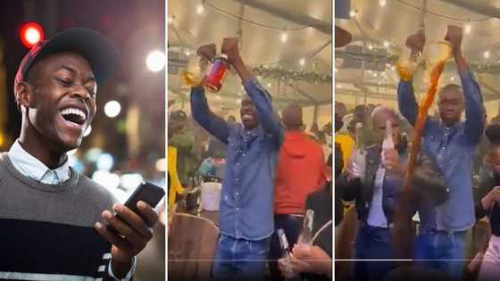 Bells challenge gone wrong: Video of man breaking his bottles of booze at groove has peeps in stitches