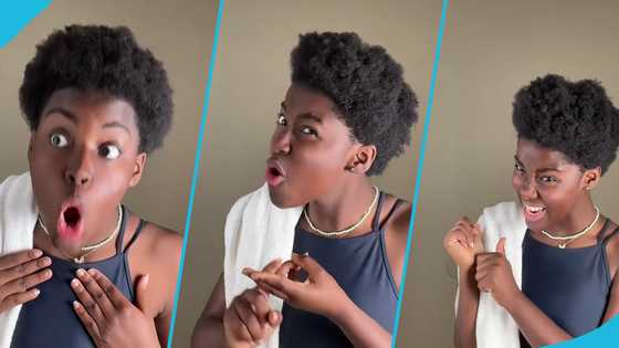 DJ Switch lip syncs a Twi audio on TikTok, many hail her as the next Kumawood star