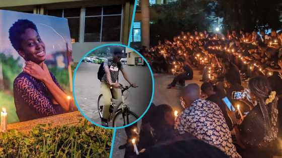 Adzo Ahadzie: KNUST architecture department goes black, holds vigil for late colleague: "She was only 23"