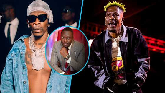 Shatta Wale: Arnold Asamoah Baidoo backs musician to fill the O2 Arena, fans react