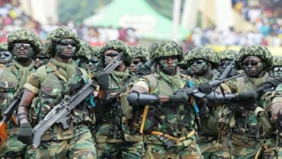 Fake military camp shut down; 14 fake military men grabbed by the police